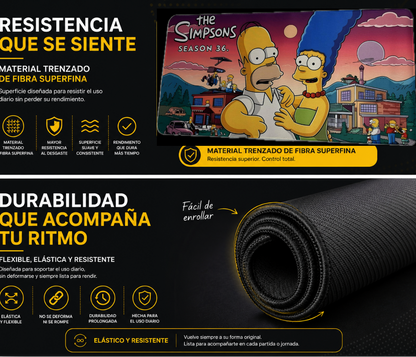 Alfombrilla de escritorio de los Simpsons